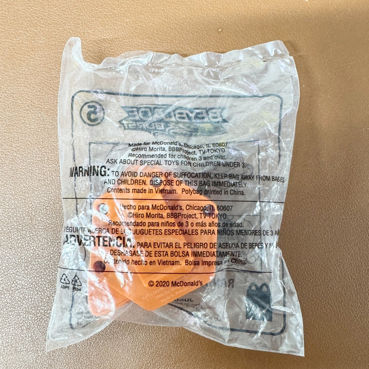 McDonalds Happy Meal Toy 2020 Hasbro Beyblade Burst Rantaro & Roktavor Toy 3+
