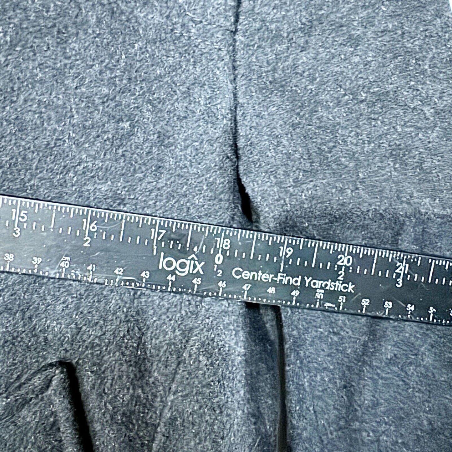 John Free Pea Coat Wooden Button Down Hooded Wool Blend Black Size 38/M