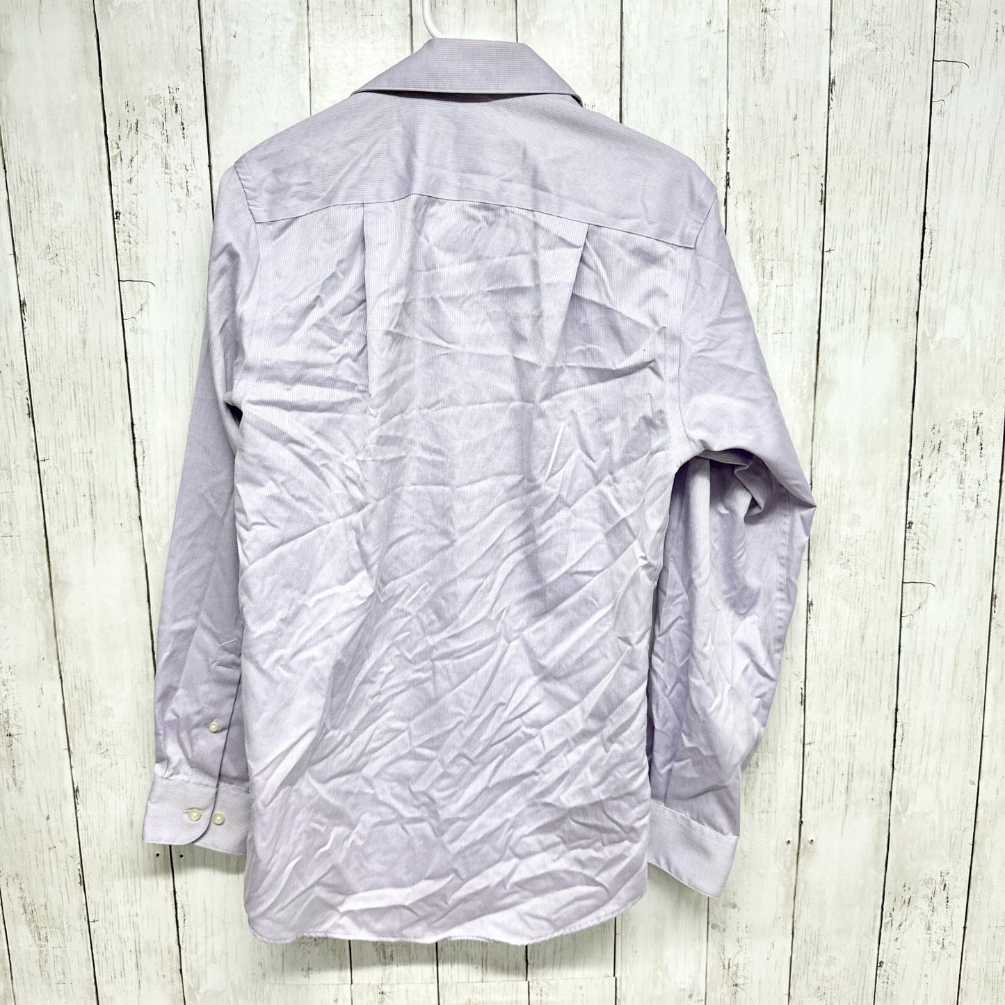 Kenneth Cole AWearNess Shirt Men Size 14 1/2 32/33 Long Sleeve Collared Slim Fit