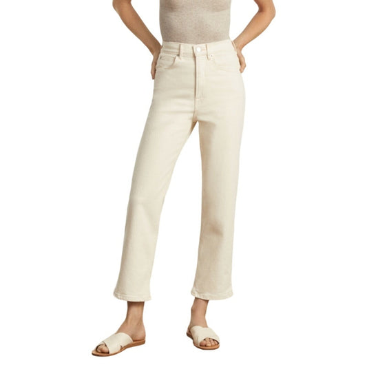 EVERLANE Women High Waisted Ivory The Way-High® Wide Leg Jean Size 6