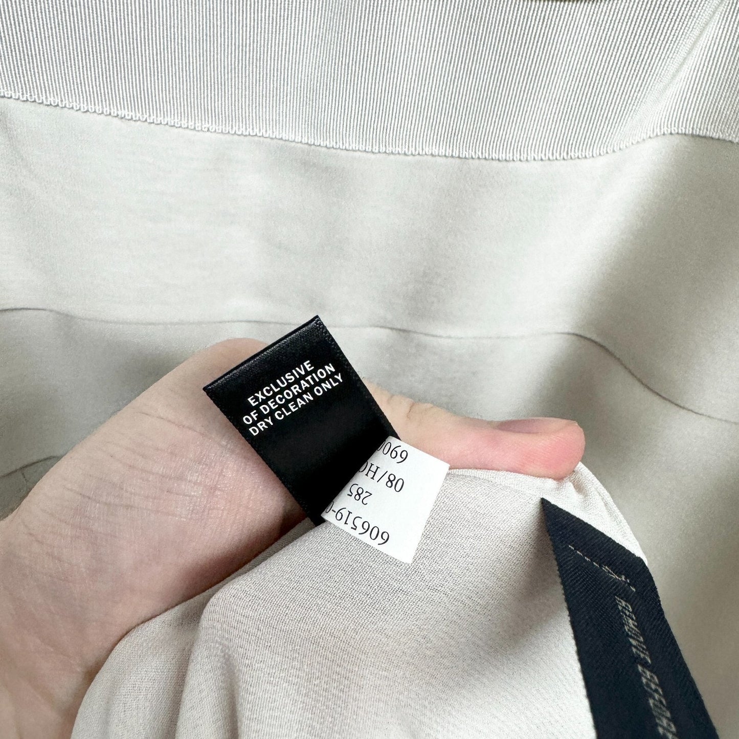 Banana Republic Women Dress 12 Linen Beige White Stripe Sheath Career Cocktail