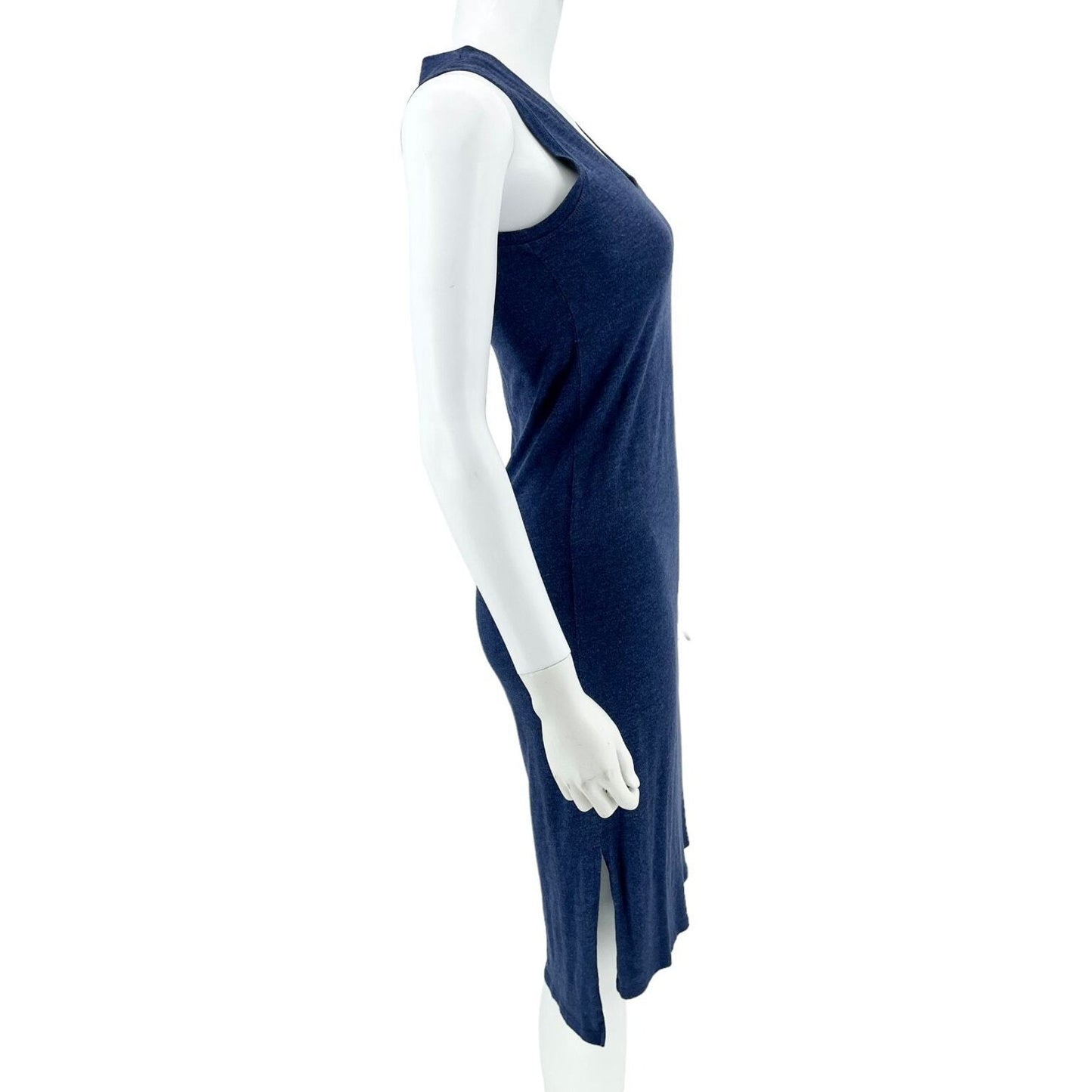 MADEWELL Dress Women Size XXS Maxi Navy Blue Nightfall Sleeveless Jersey Tank