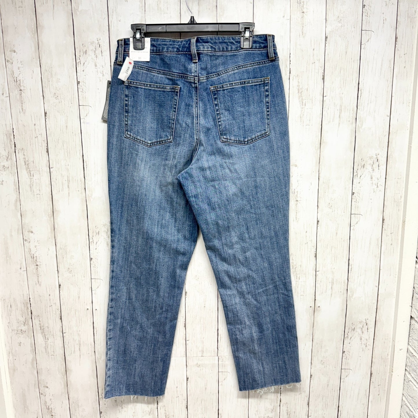 Talbots Pants Women 10 High Waist Straight Leg Modern Ankle Length Denim Jeans