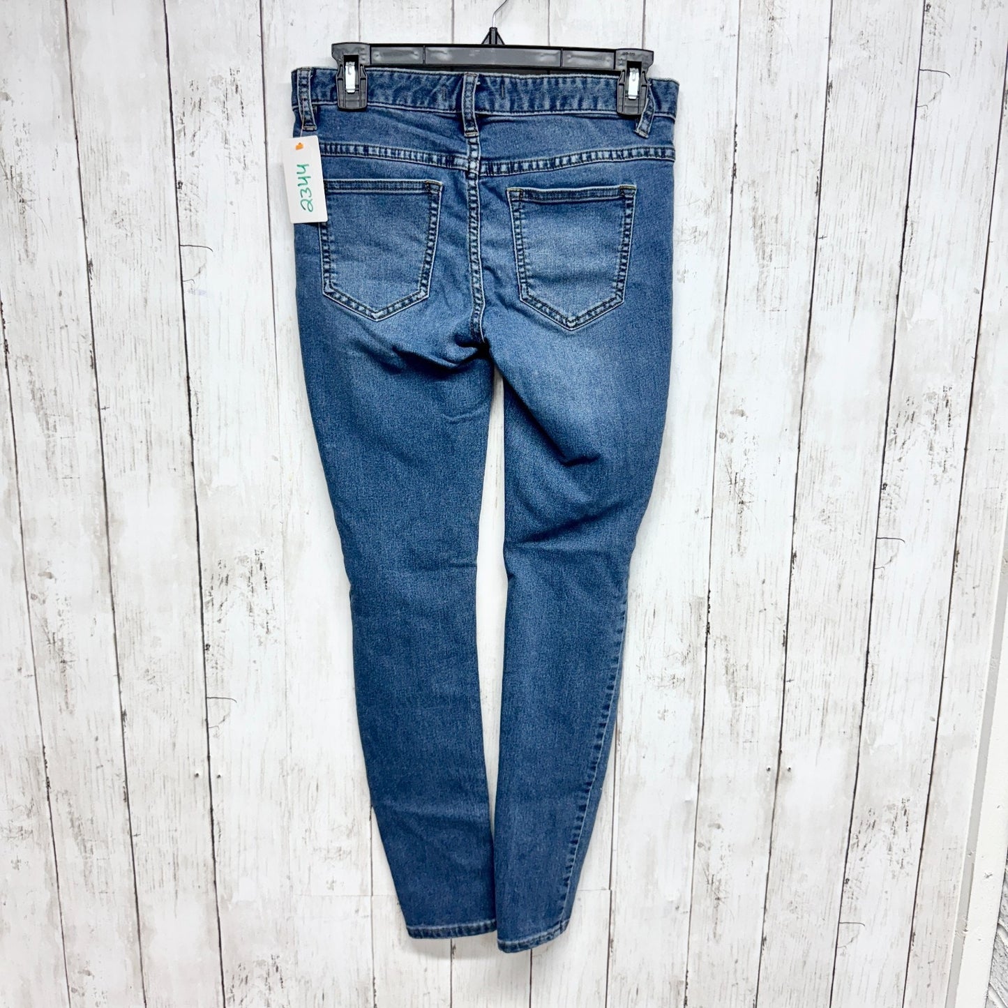 Free People Pants Women Size 26 Medium Wash High Rise Denim Skinny Jeans Casual