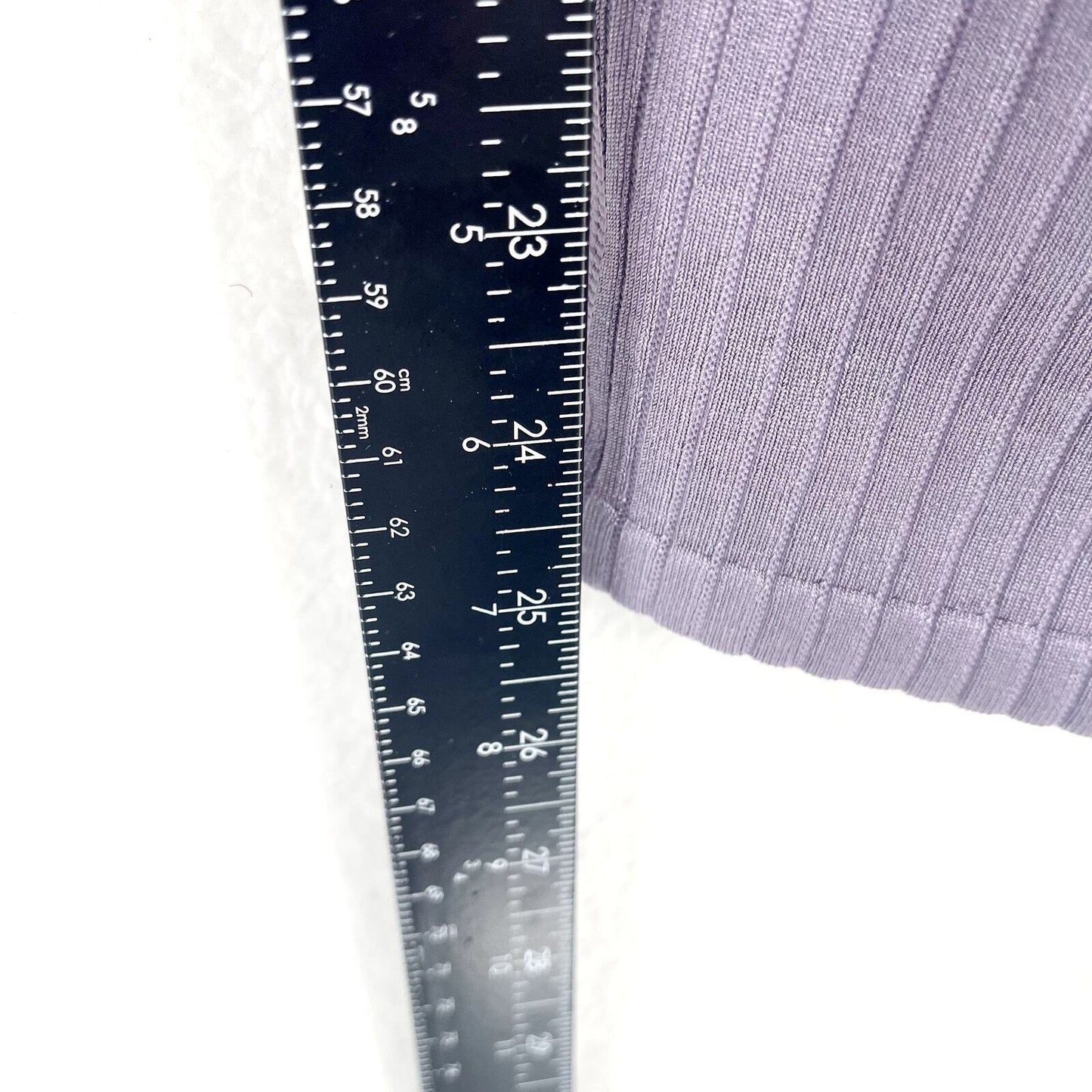 Good American Ribbed Dusty Violet High Waisted Leggings Size S/M