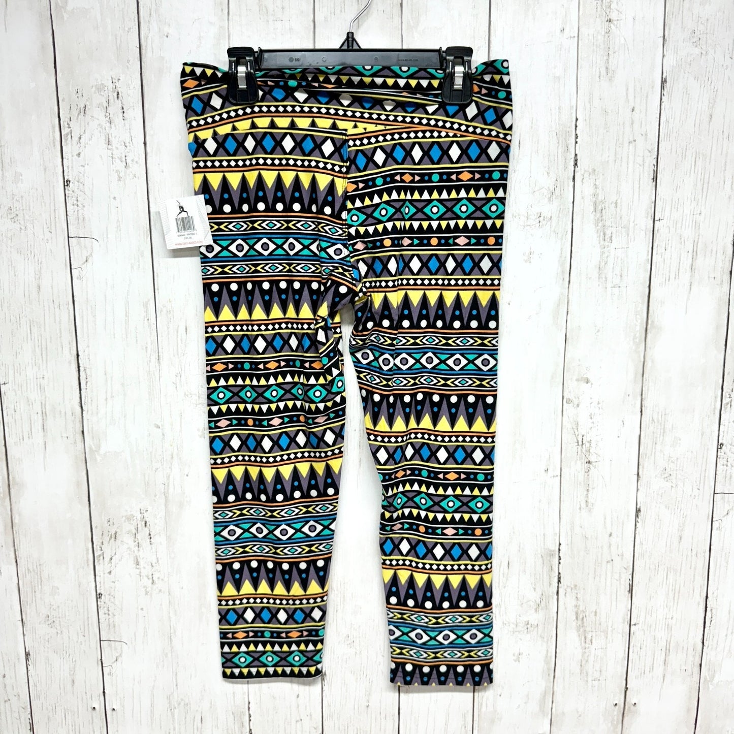 Sexy Basics 24/7 Anywear Pants Women Size Small Multicolor Printed Leggings NWT