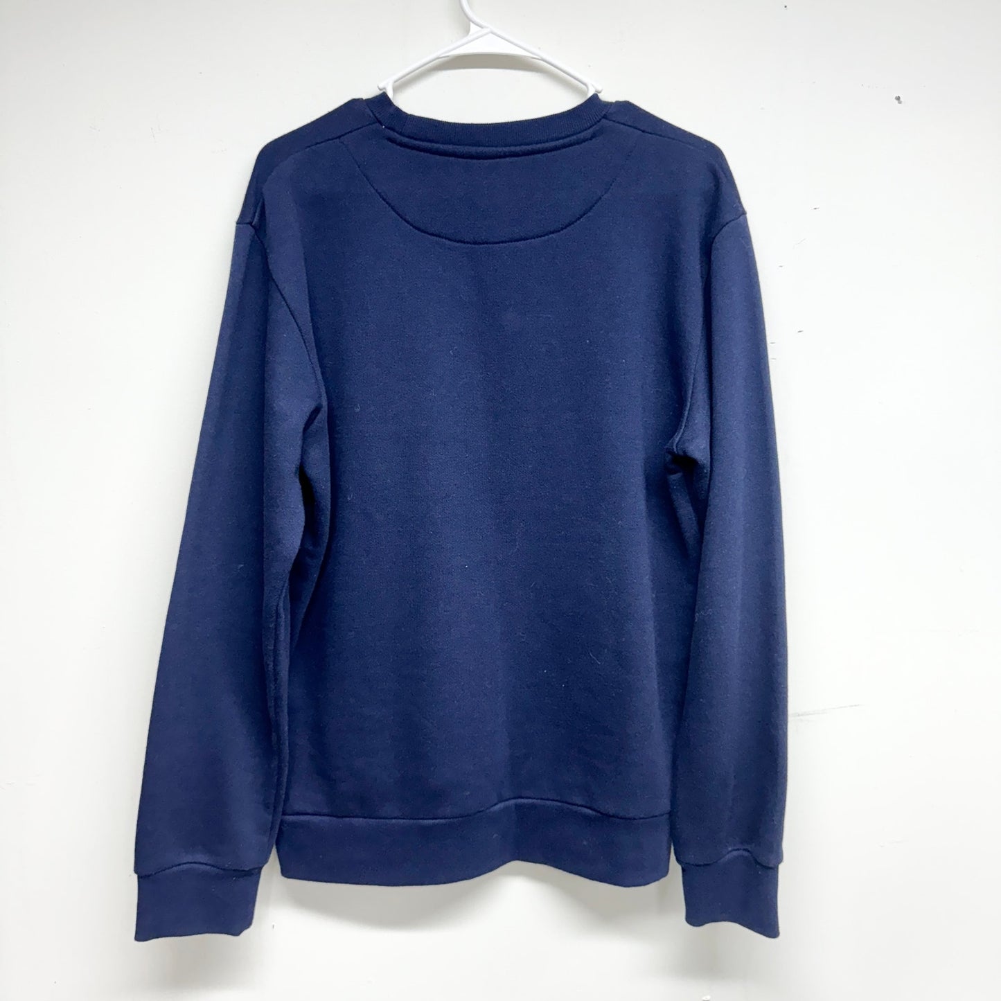 Toms Women's "Give today give tomorrow" Graphic Blue Sweater Size Large
