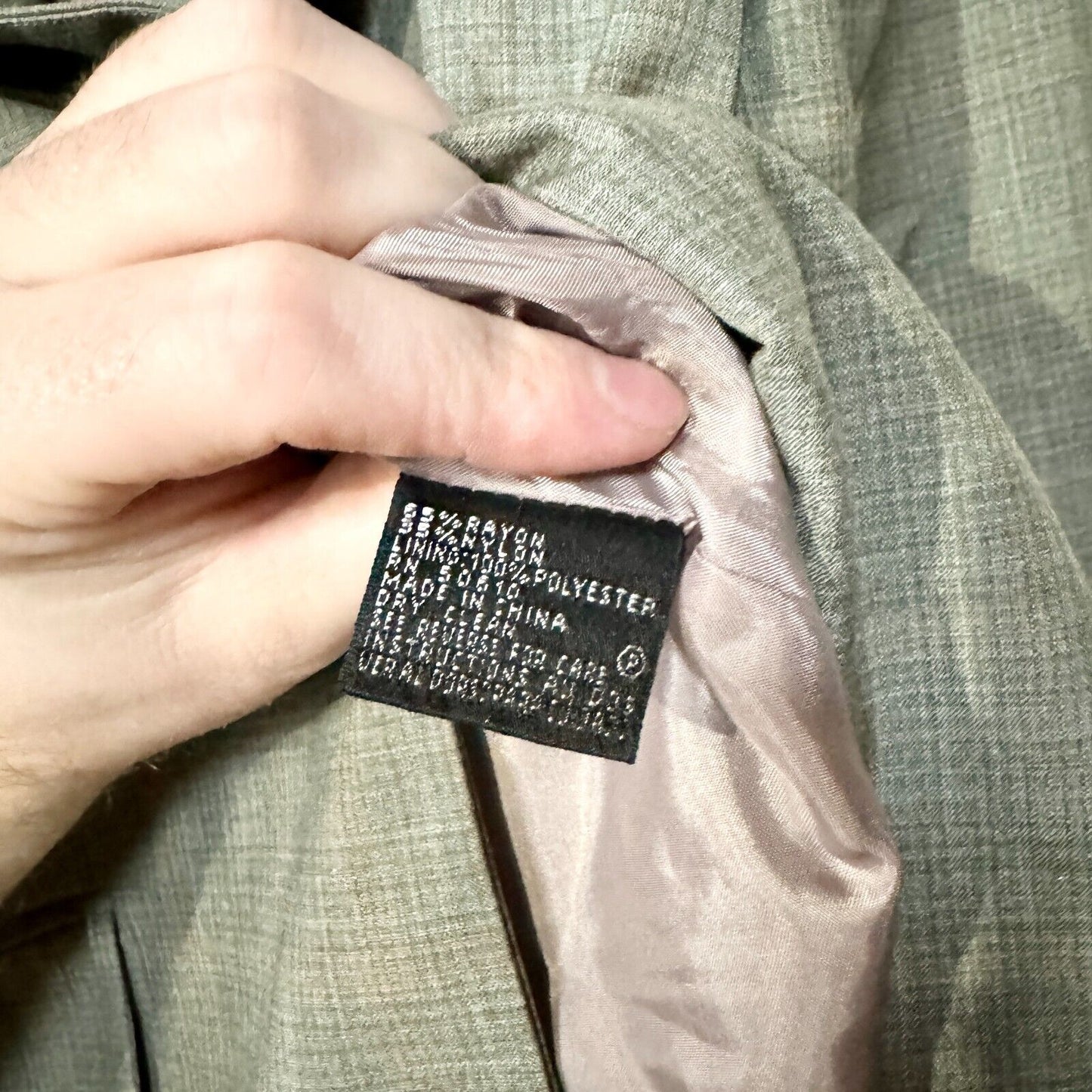 Kasper Blazer Grey Single Breasted Padded Shoulder Lined Pockets Size 12
