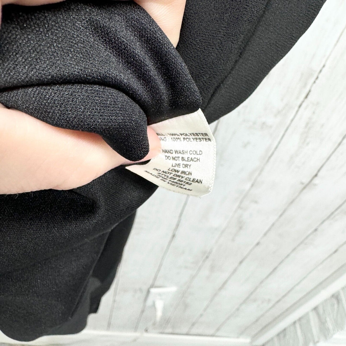 Monteau Dress Size Small Mini Womens Fit & Flare Black Sleeveless High Neck