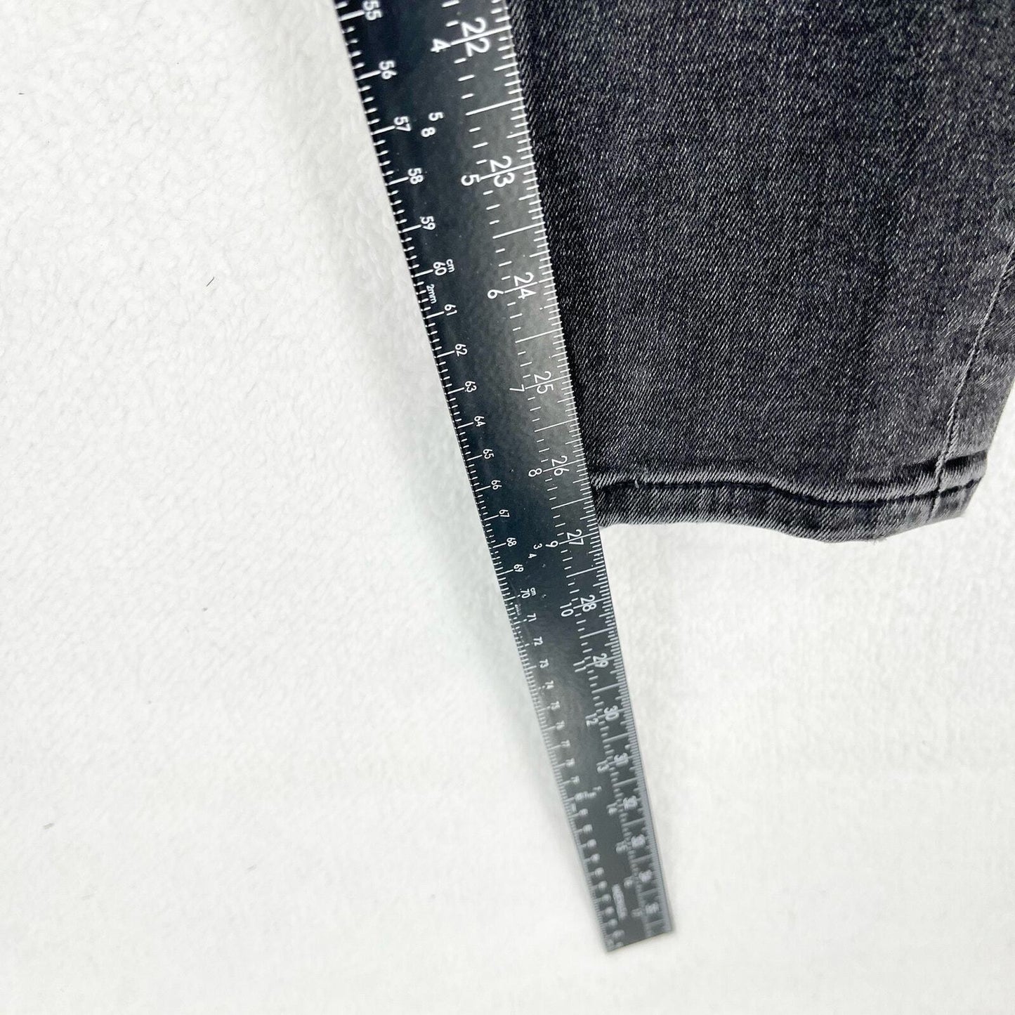 Zara Black Wash High Waisted Button Fly Skinny 5 Pocket Jeans Size 6