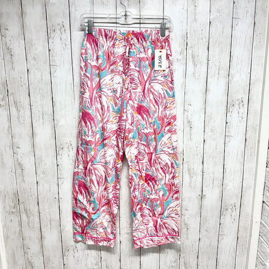 Lilly Pulitzer X Pottery Barn Teen Pants Junior Size Small Colony Loose Fit PJ