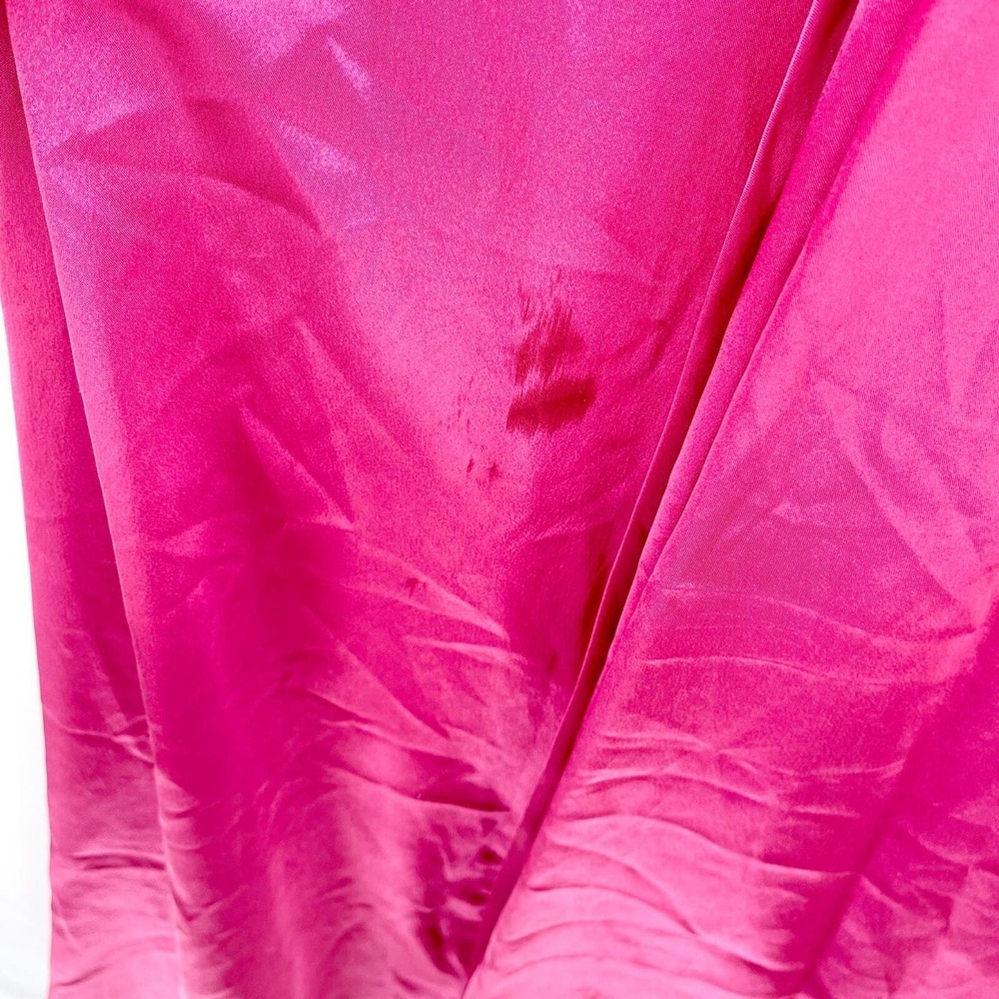 Vintage Jessica MCCLINTOCK Evening Dress Women Size 8 Ruffled Barbie Pink Sleeve