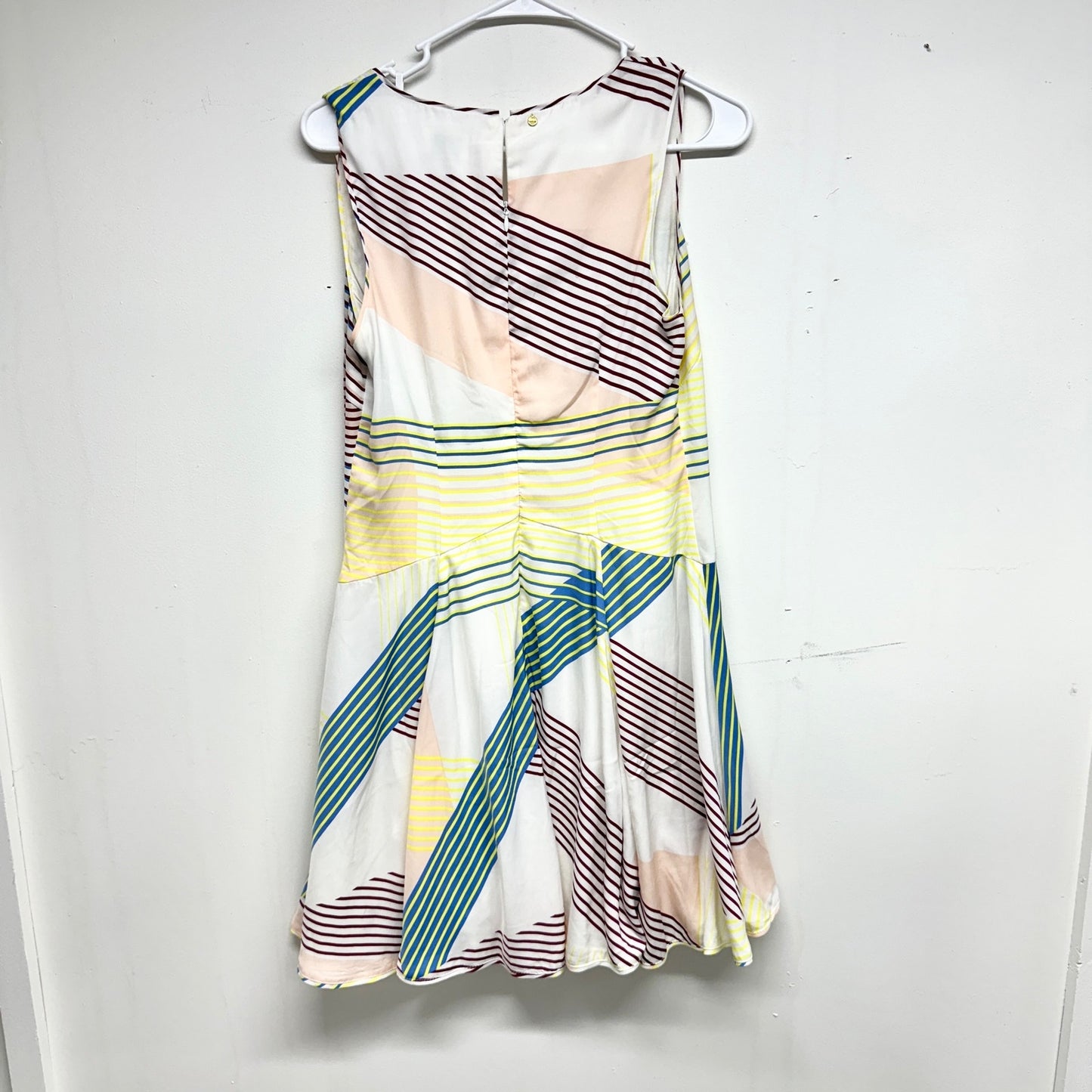 Anthropologie Women Eulalia Tank Dress by Harlyn Multi color Striped Silky Small