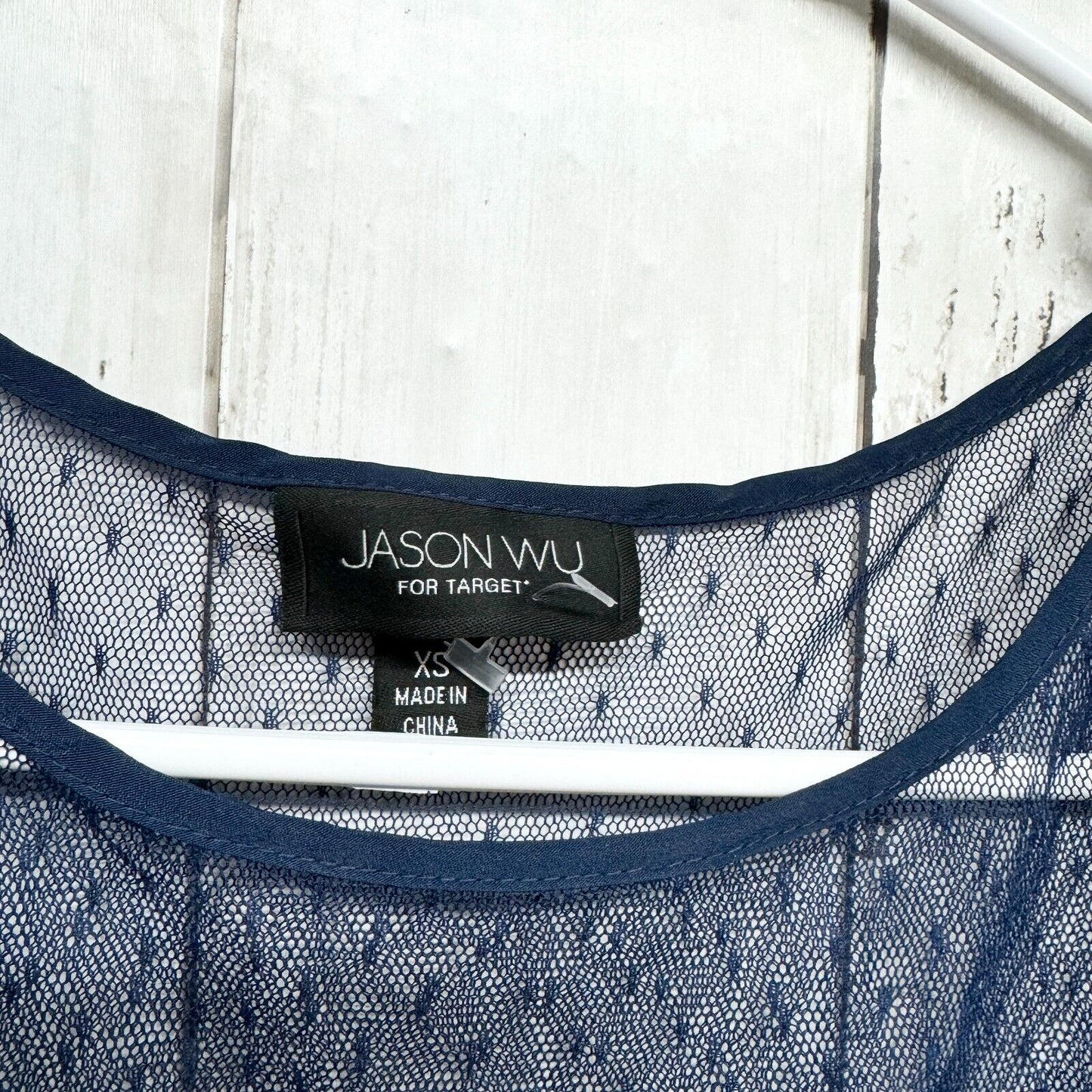 Jason Wu For Target Tank Top Womens XS Blue Floral 100% Polyester Short Length