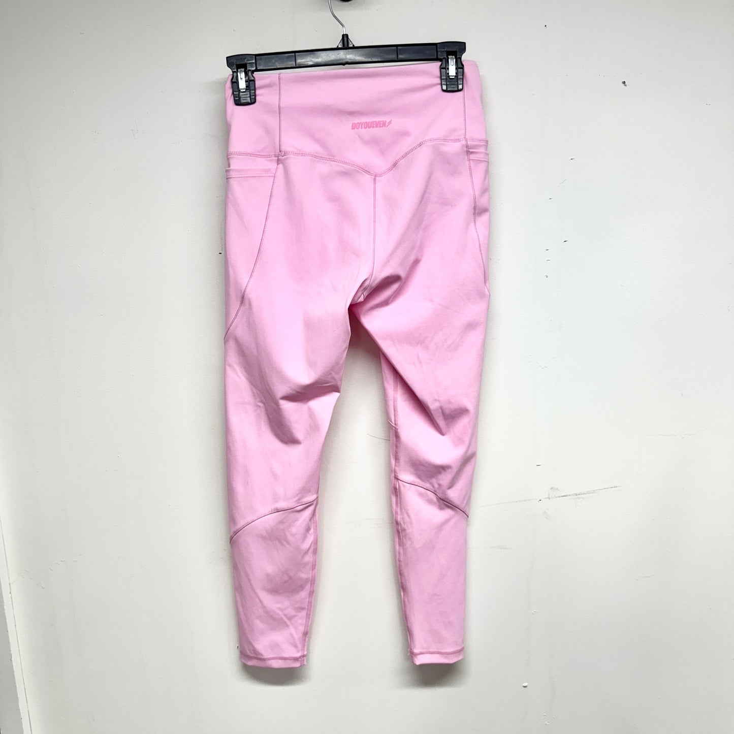 DOYOUEVEN Women Excel High-Rise Pink Pastel Athletic Running Leggings Medium