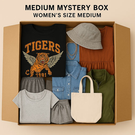 Reseller Filler Inventory Pre Owned Women Medium Mystery Box– Approx. 5 lbs