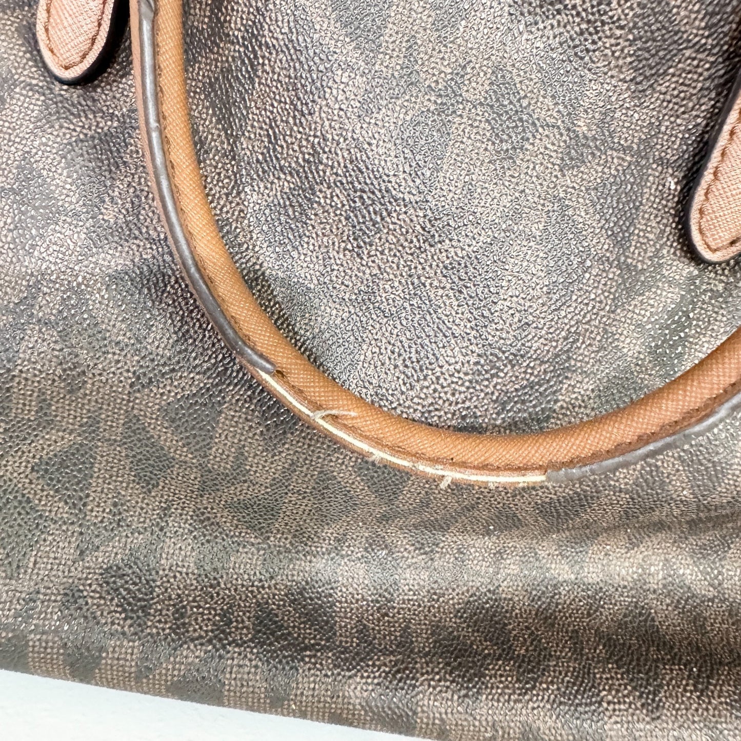 Michael Kors Ciara Medium Signature Logo 2 Way Brown Crossbody Messenger Bag