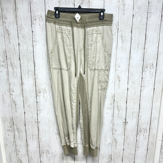BY ANTHROPOLOGIE Pants W Sz S The Nomad Women's Army Green Jogger Cargo Pocket