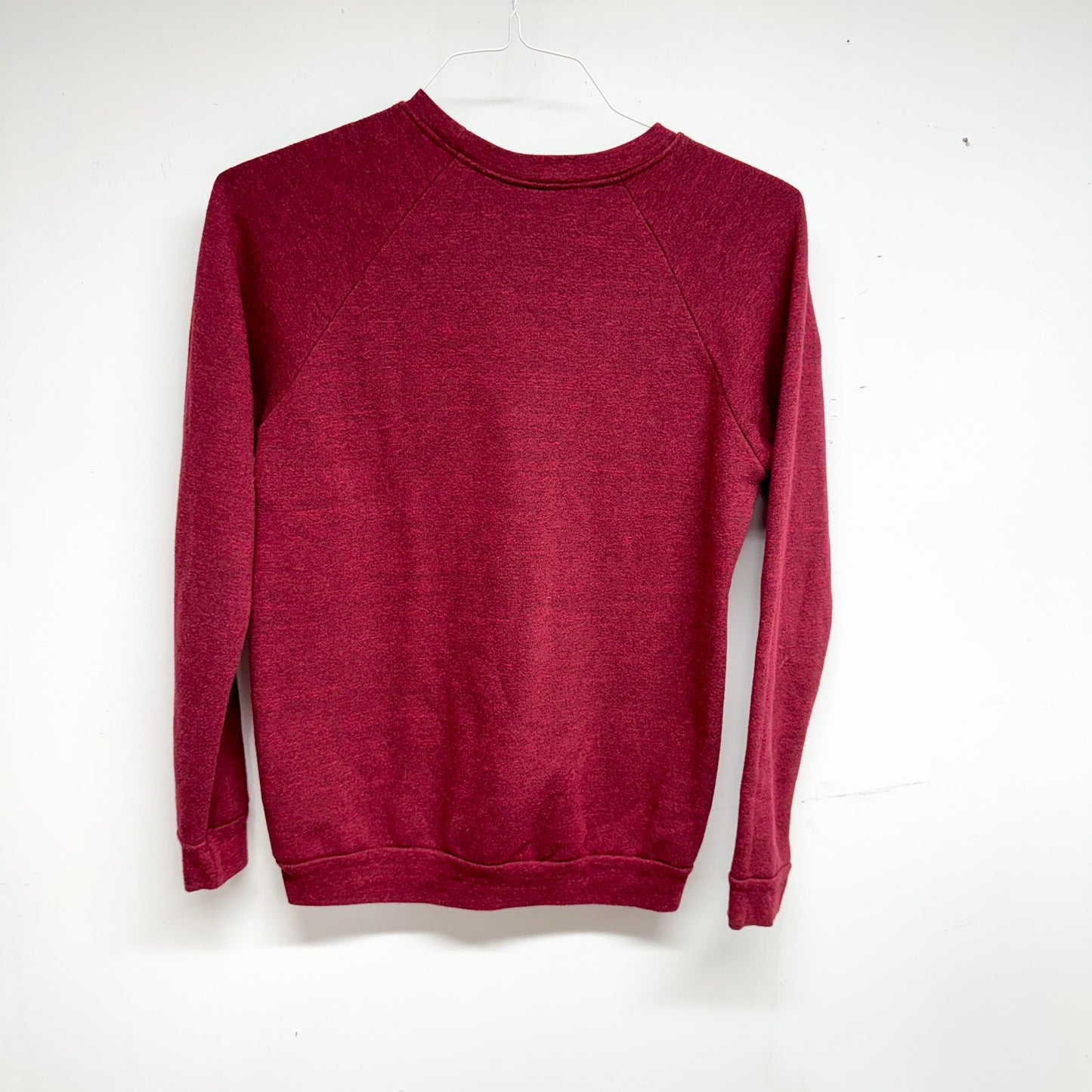 Toms Women Burgundy Red Long Sleev Crewneck Sweater Size Small