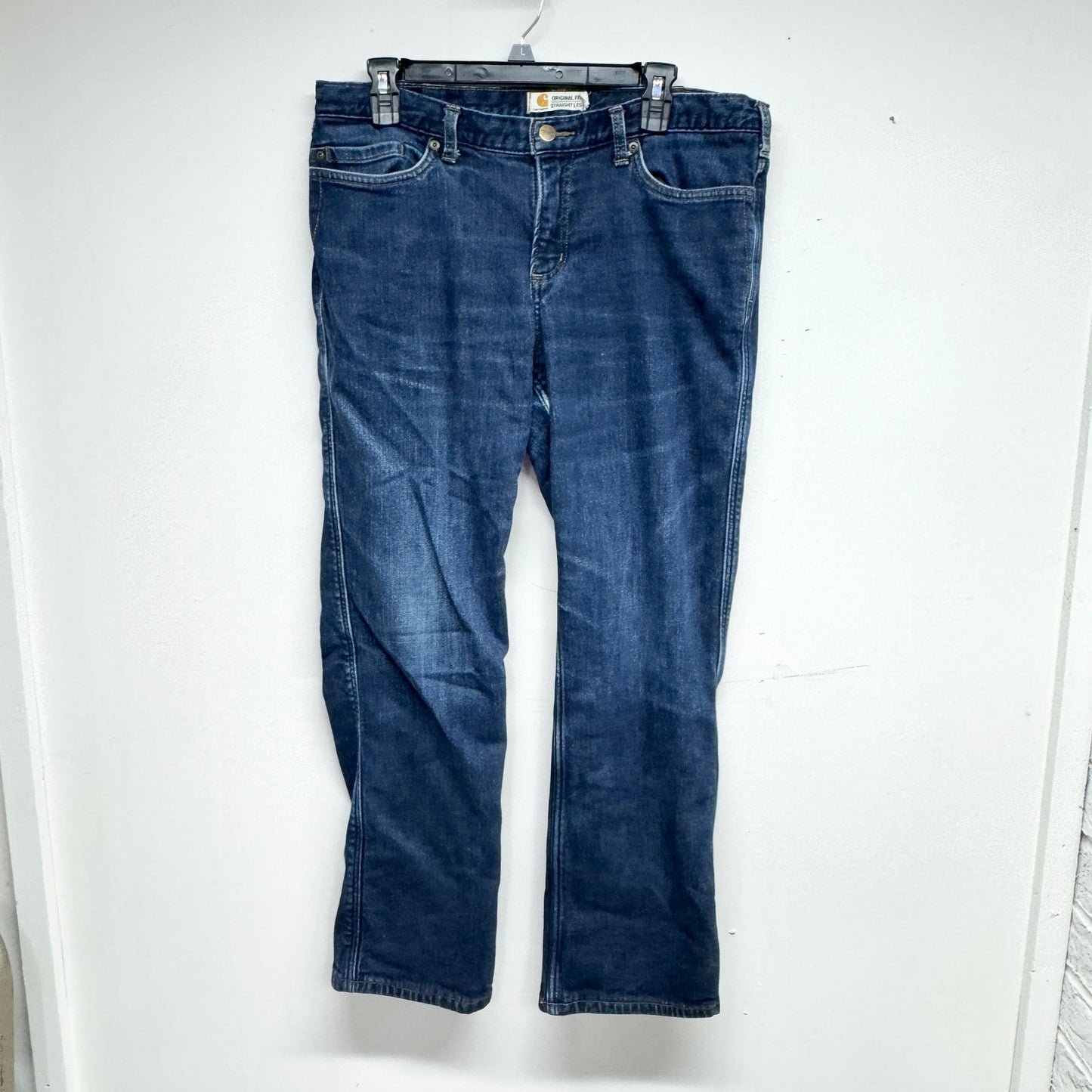 CARHARTT WOMEN'S FLEECE LINED JEAN RELAXED FIT RUGGED FLEX® SIZE 14