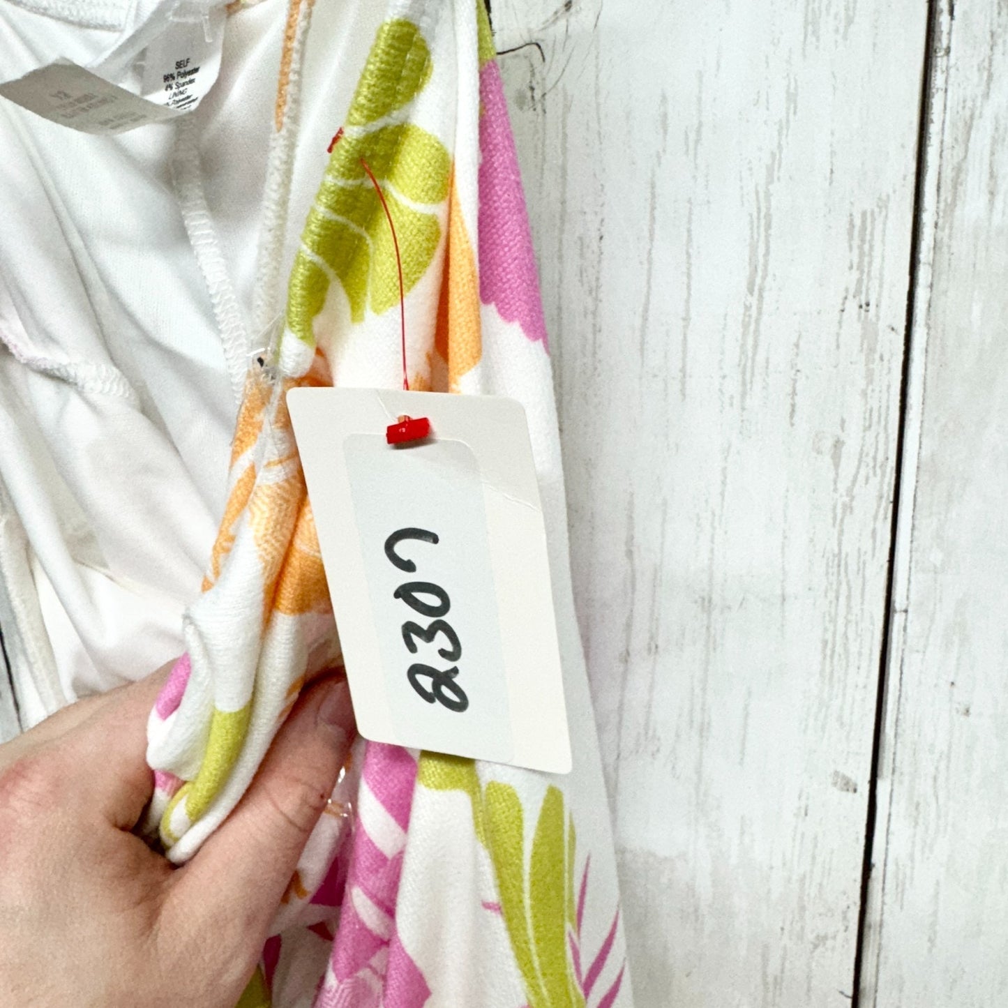 Le Lis Dress Women Size XS Tropical Print Adjustable Spaghetti Strap Maxi NWT