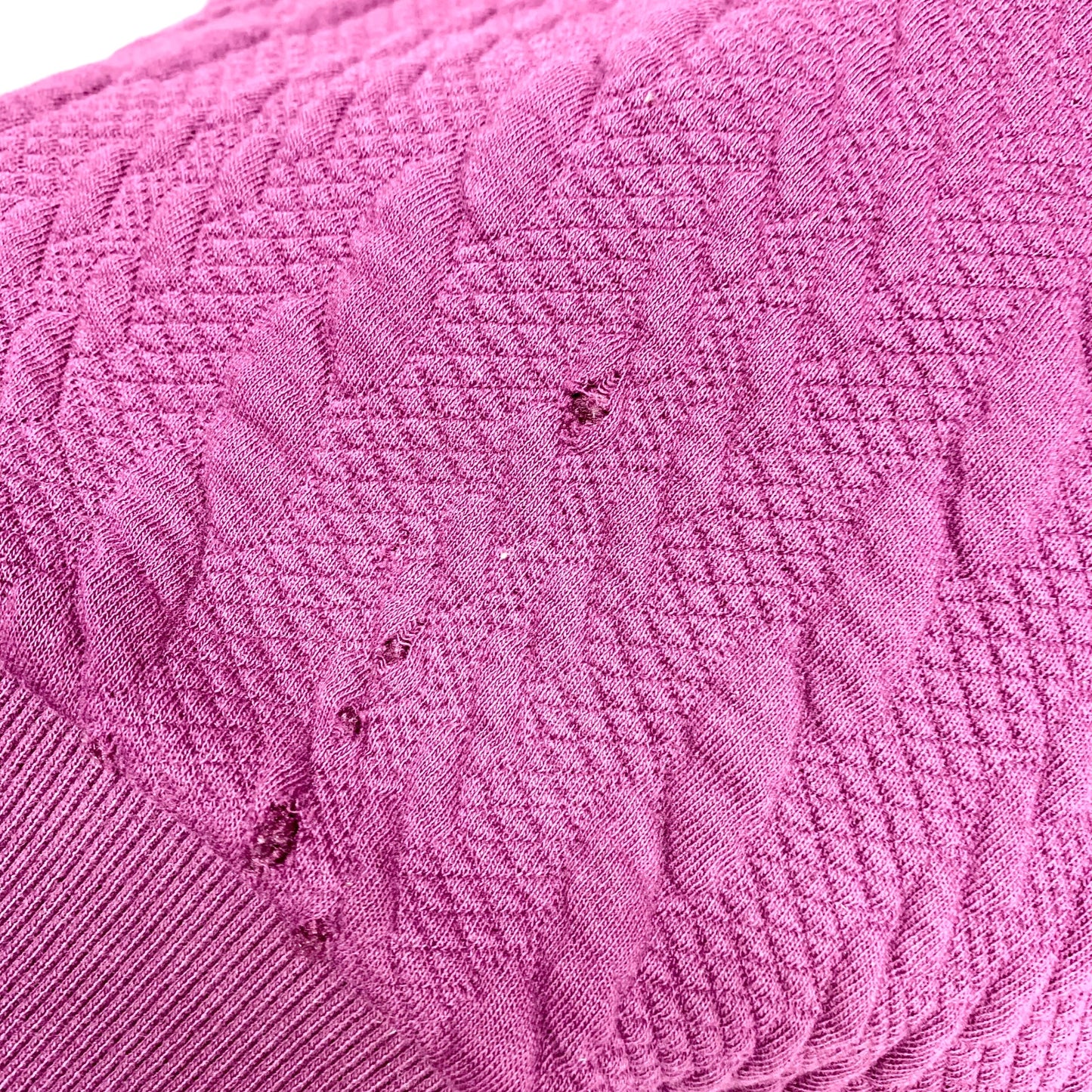 Orvis Sweater Women Size M 1/4 Zip Purple Long Sleeve High Collar Cotton Knit