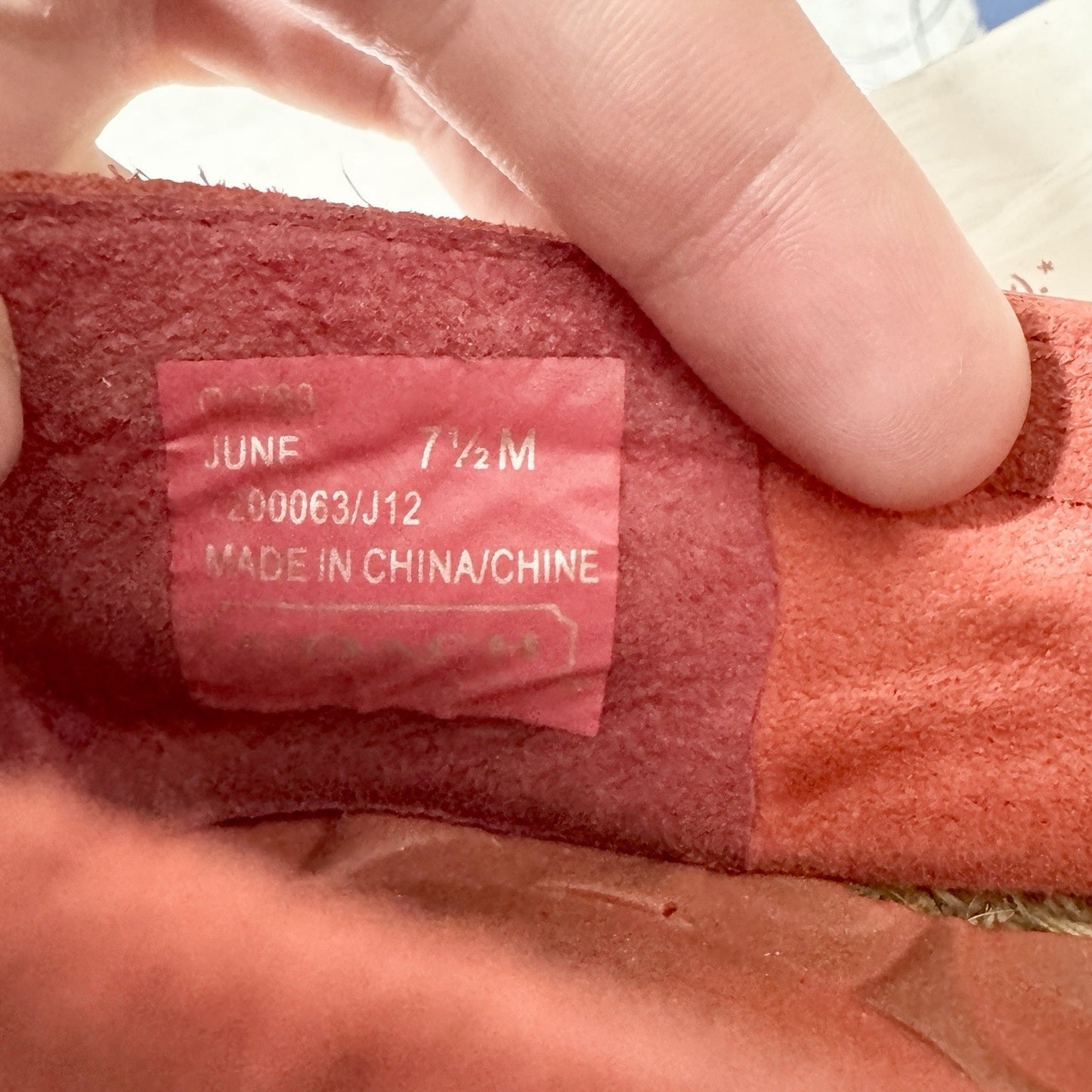 Coach Shoes Women Size 7.5M Burnt Orange June Logo Print Espadrilles Slip On