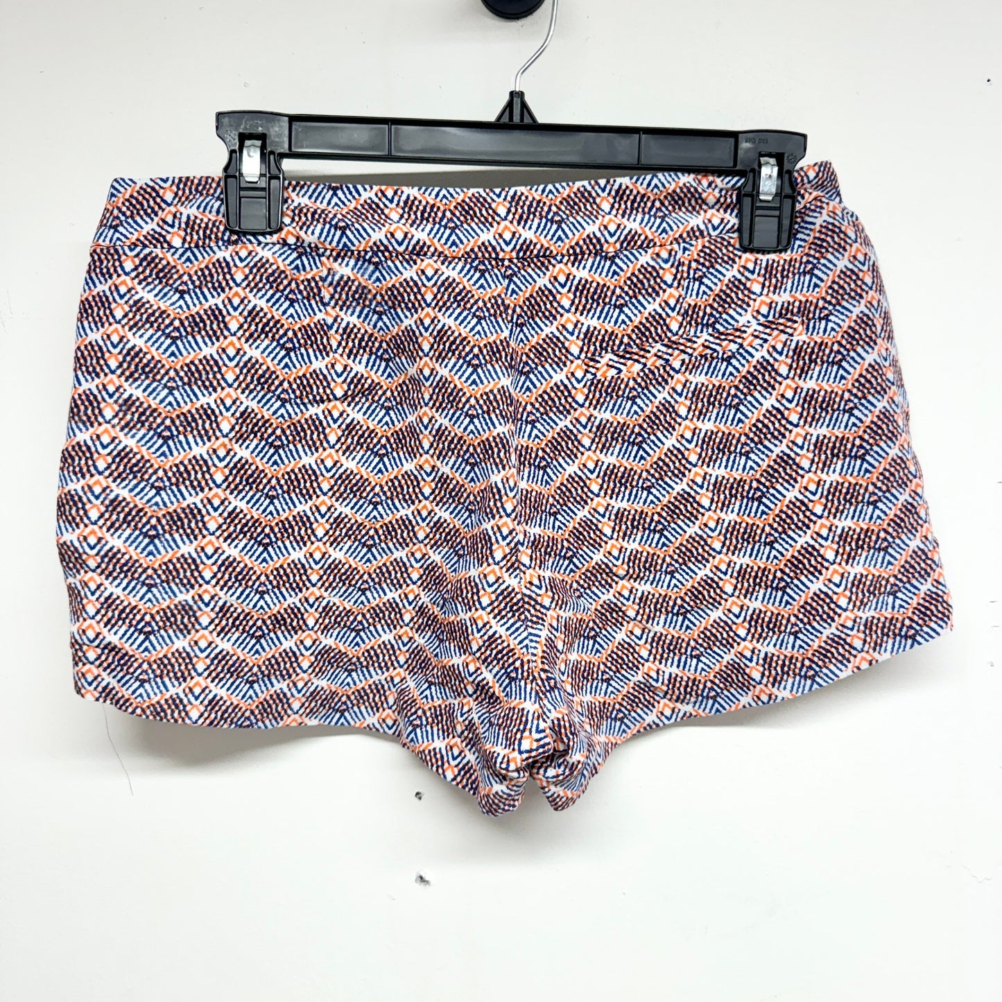 JOIE Women Orange & Blue Merci Printed Linen & Silk Blend Mini Shorts Size 4