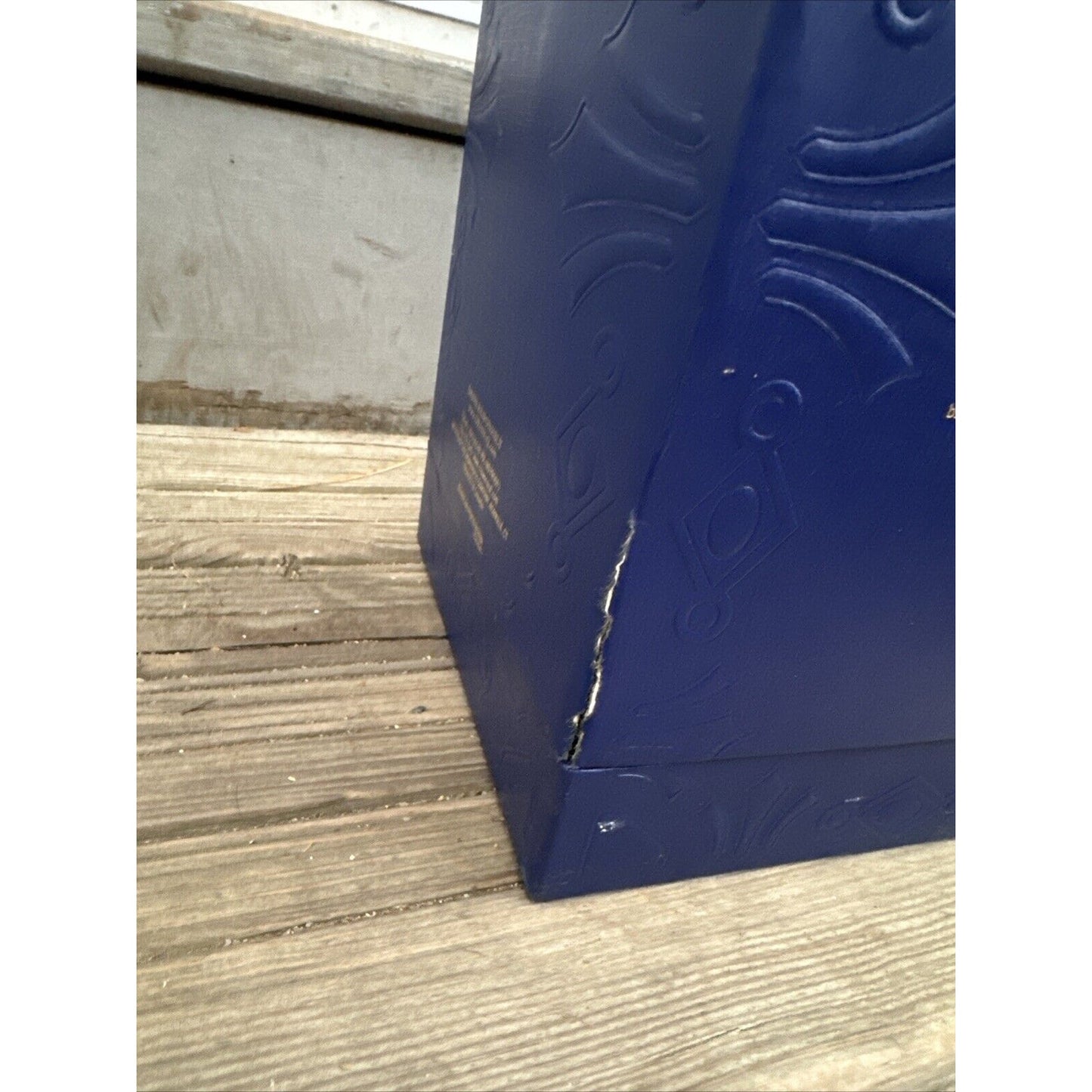 Crown Royal Bottle (Empty) with Original Box and Velvet Bag