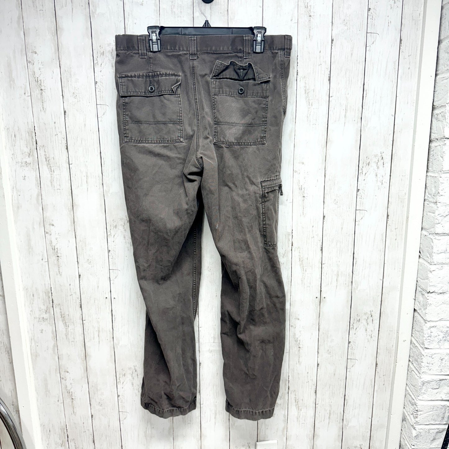 Dockers Pants Men Size 34 X 34 Brown D3 Classic Cotton Straight Utility Casual