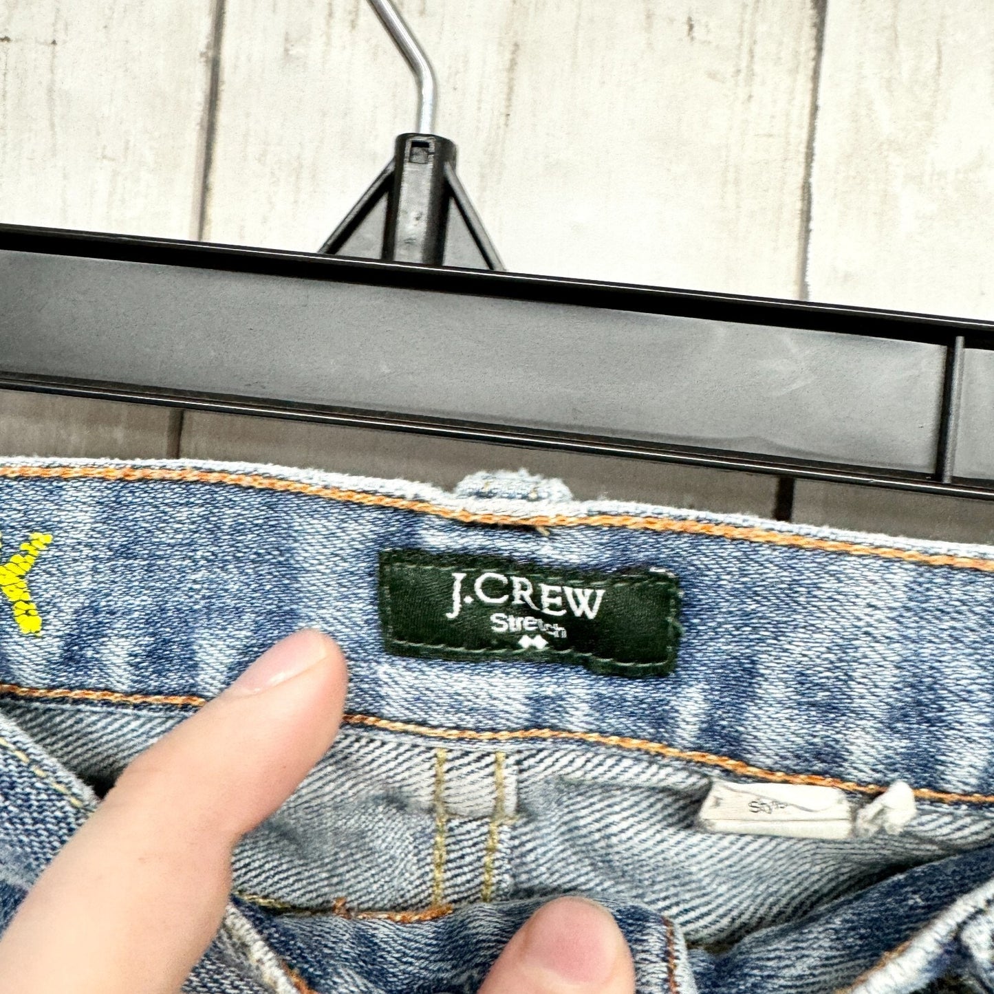 Y2K J. Crew Jeans Women Size 30 Light Wash Stretch Slim Straight 5-Pocket Design