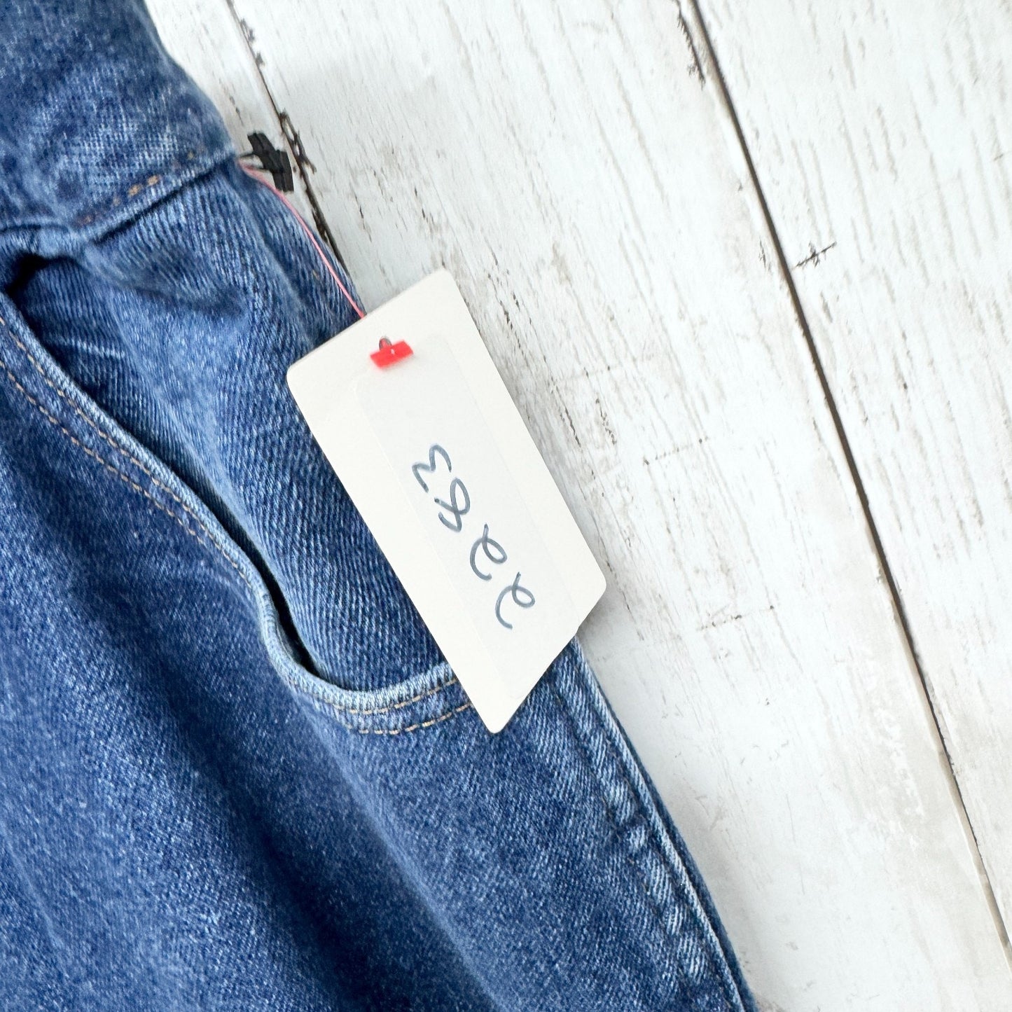 Vintage Rustler Pants Men Size 44 X 30 Medium Wash Denim Relaxed Straight Jeans