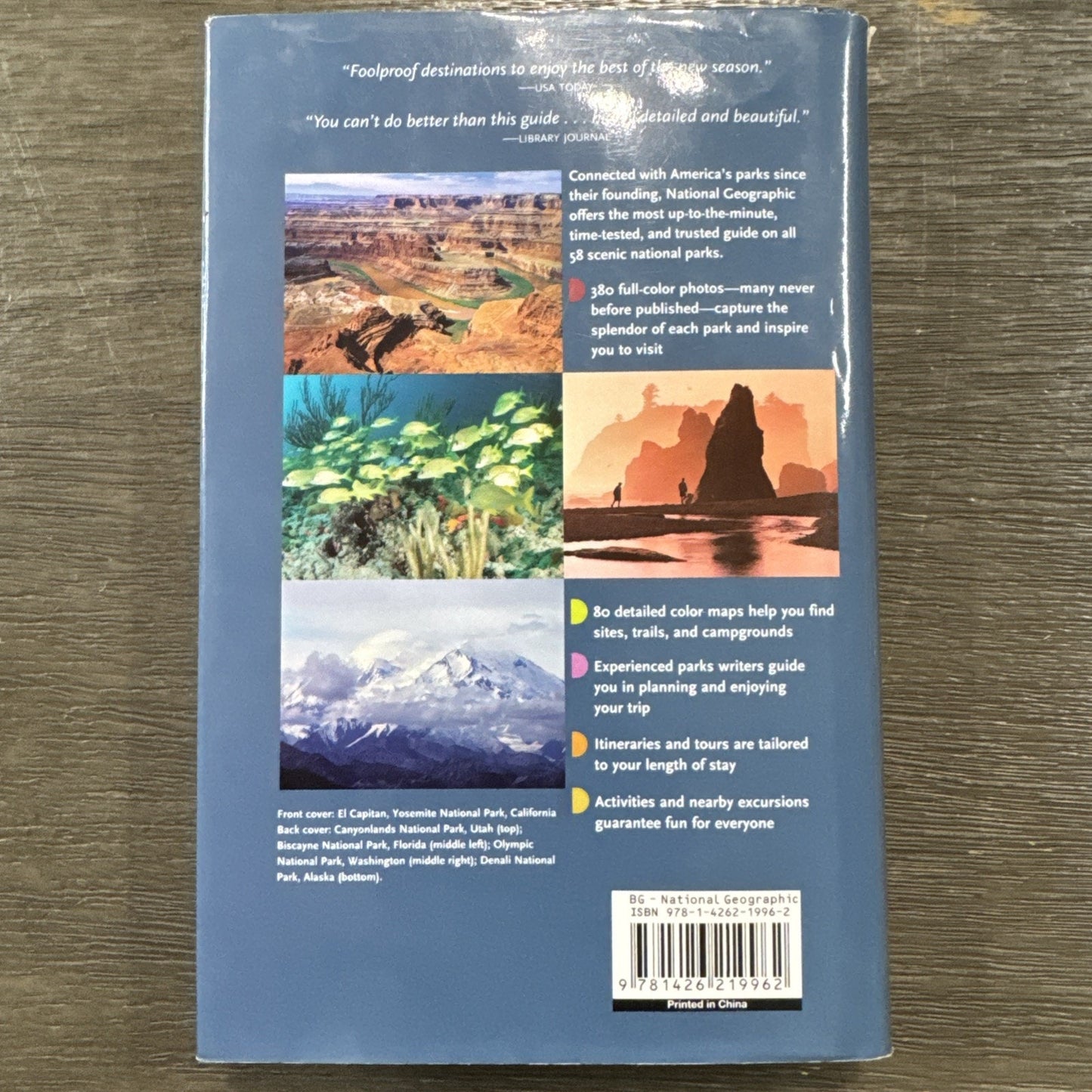 GUIDE TO NATIONAL PARKS OF THE UNITED STATES by National Geographic Book