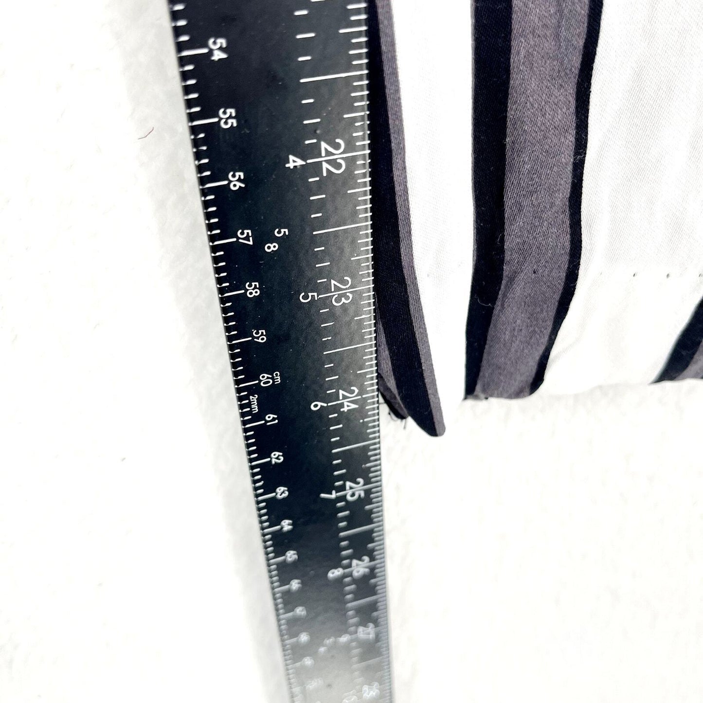 Zara Stripe White High Waisted Pull On Jogger Size Medium
