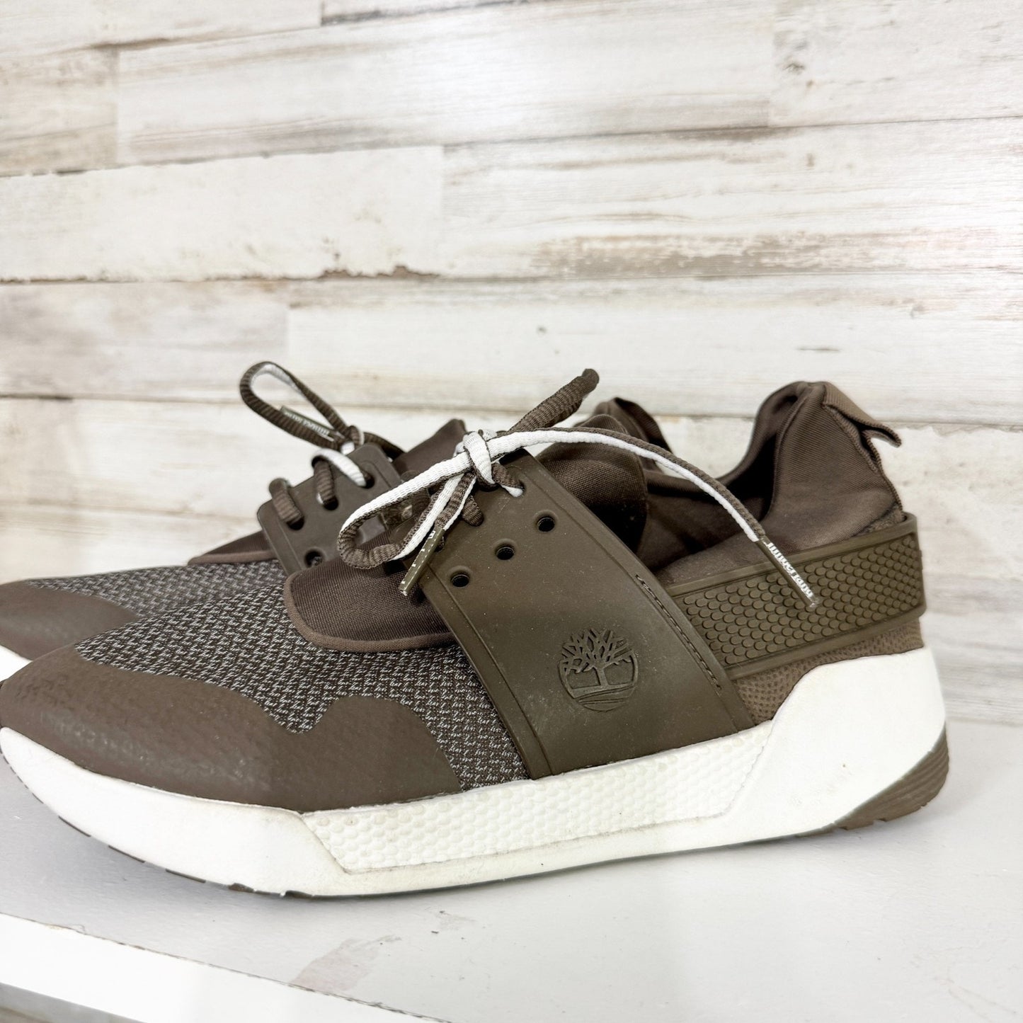 Timberland Shoes Women Size 7.5 Kiri Up Metallic Mesh Oxford Sneakers Gorpcore
