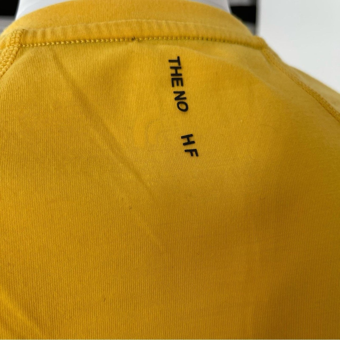 The North Face Dome Active Yellow Short Sleeve Graphic Shirt Size Small