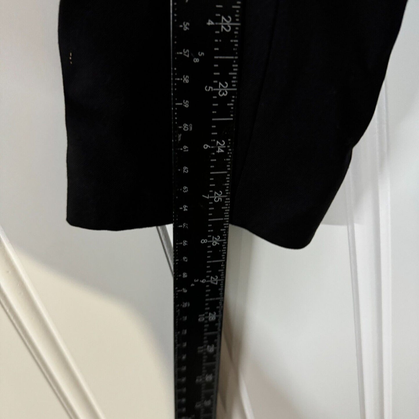 H&M Suit Jacket Mens Size 42R Slim Fitting Double Button Pocket Front Flat Front