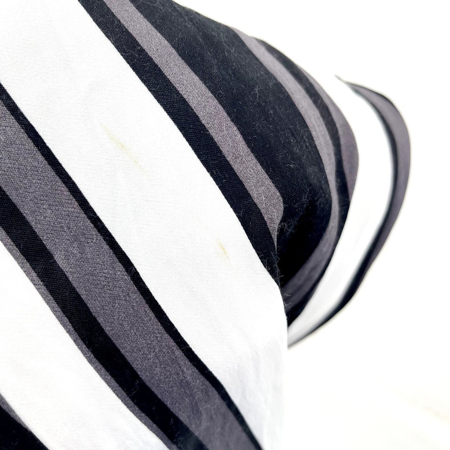 Zara Stripe White High Waisted Pull On Jogger Size Medium