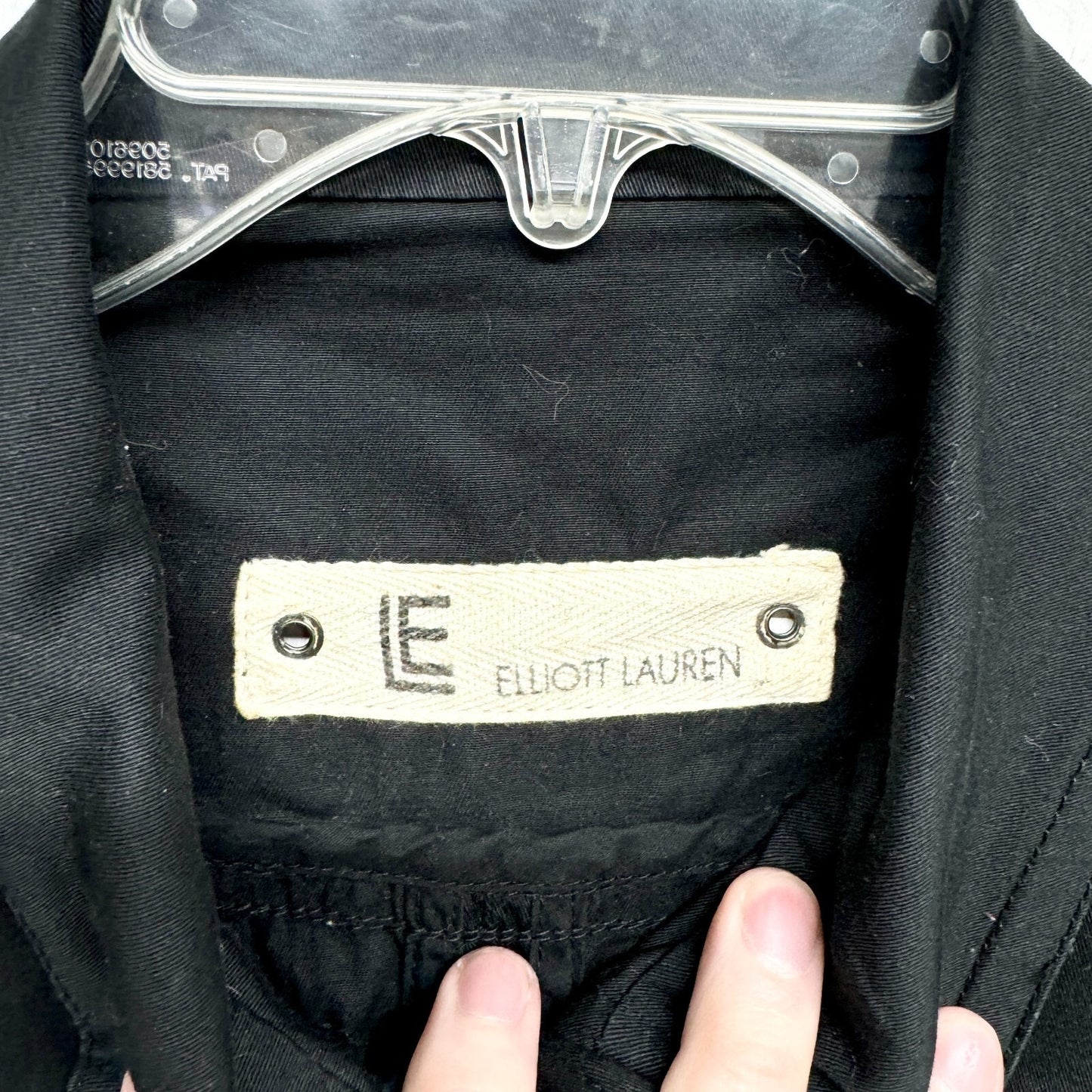Elliot Lauren Vest Women Sz M Black Utility Zip Button Front Cinch Waist Pockets