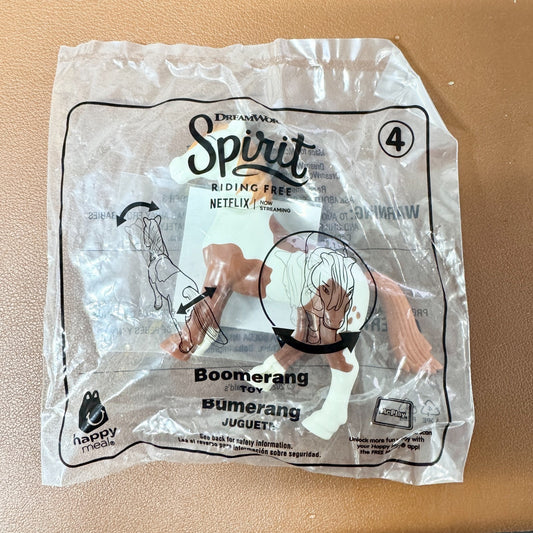 McDonalds Happy Meal Toy 2020 Dreamworks Spirit Riding Free Boomerang Toy 4+