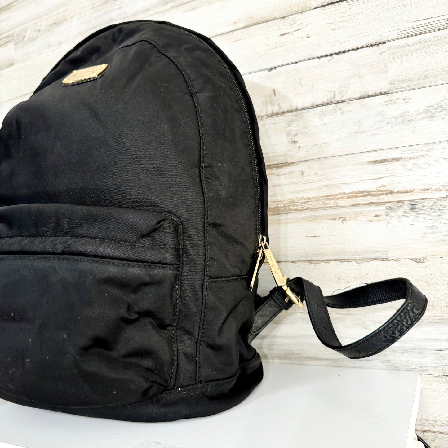 Michael Kors Women Black Nylon Jet Set Travel Large Backpack