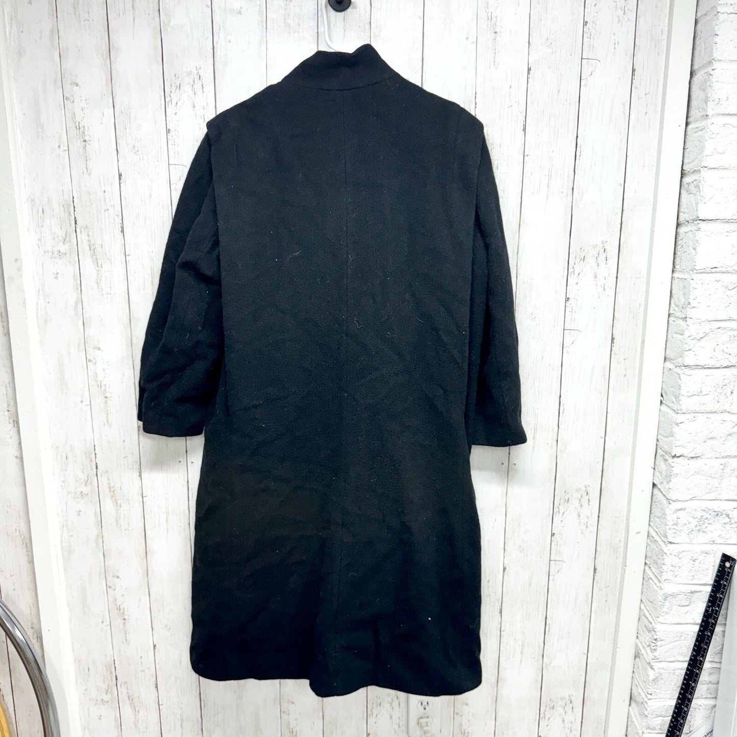 Vintage Projections Coat Women Black Peacoat Button Front Outdoor Winter Weather