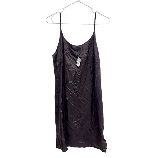 Robert Rodriguez Women Light Weight Deep Purple Slip Mini Dress Size 12