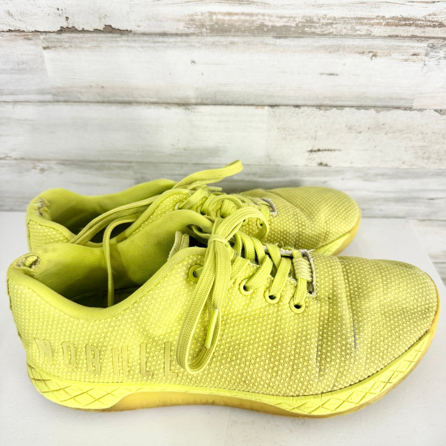 NoBull Superfabric Crossfit Yellow Shoes Men 7.5 Women 9