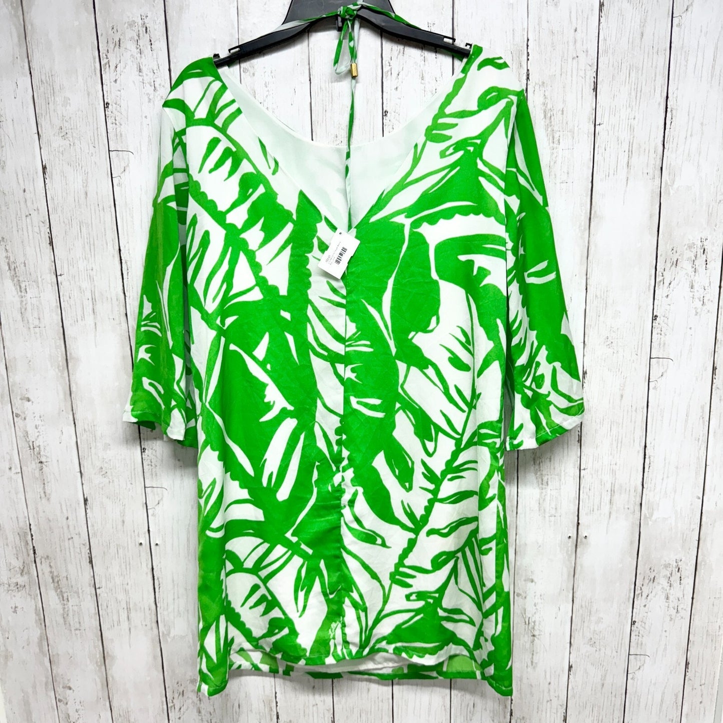 Lilly Pulitzer for Target Medium Boom Boom Shift Dress Tropical Leaves Green