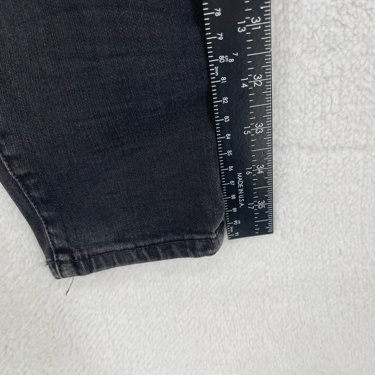 Madewell High Riser Skinny Jeans in Black Lunar Wash Women's Size 27