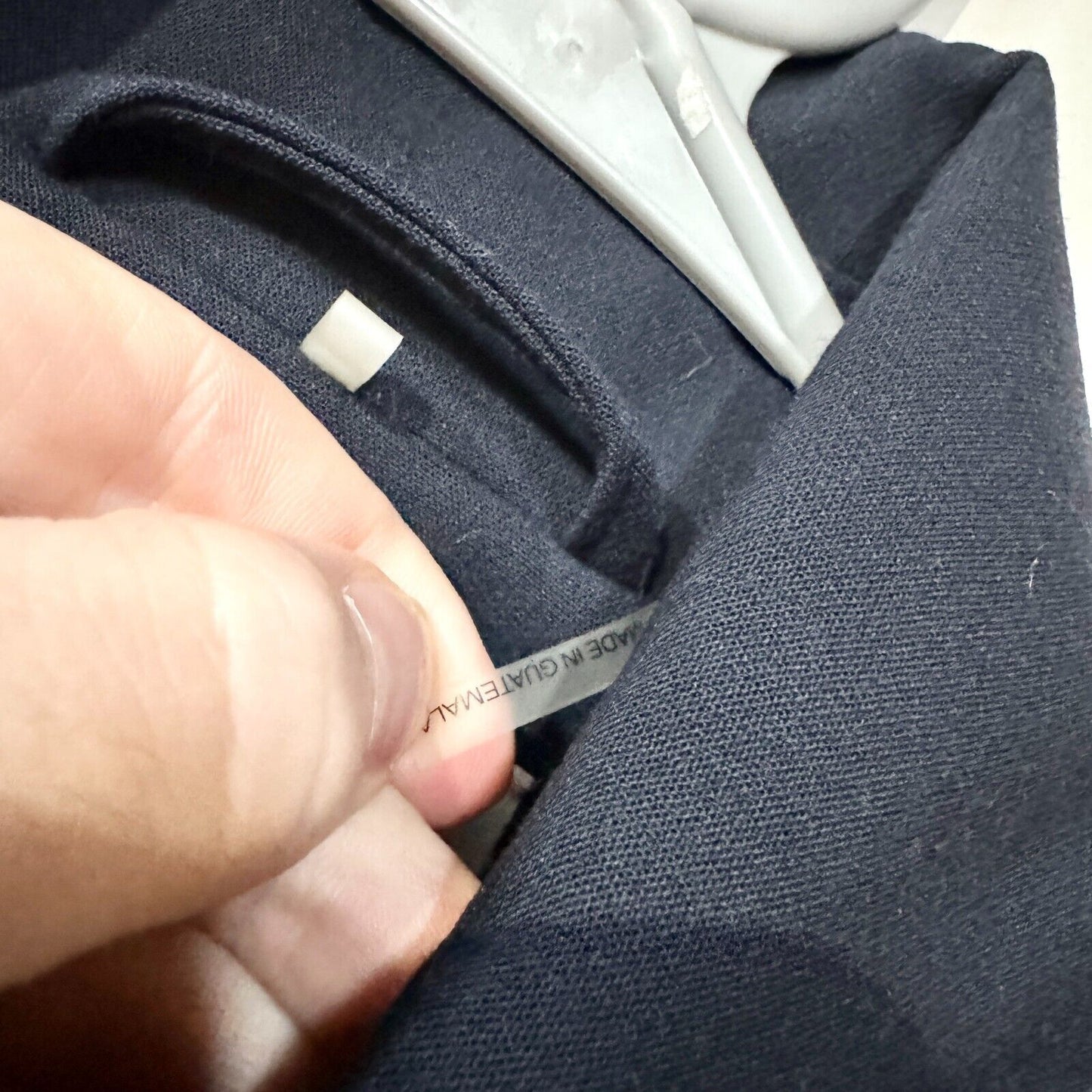 TAHARI Jacket Women Size M Button Down Navy Blue Pleated Collared Polyester