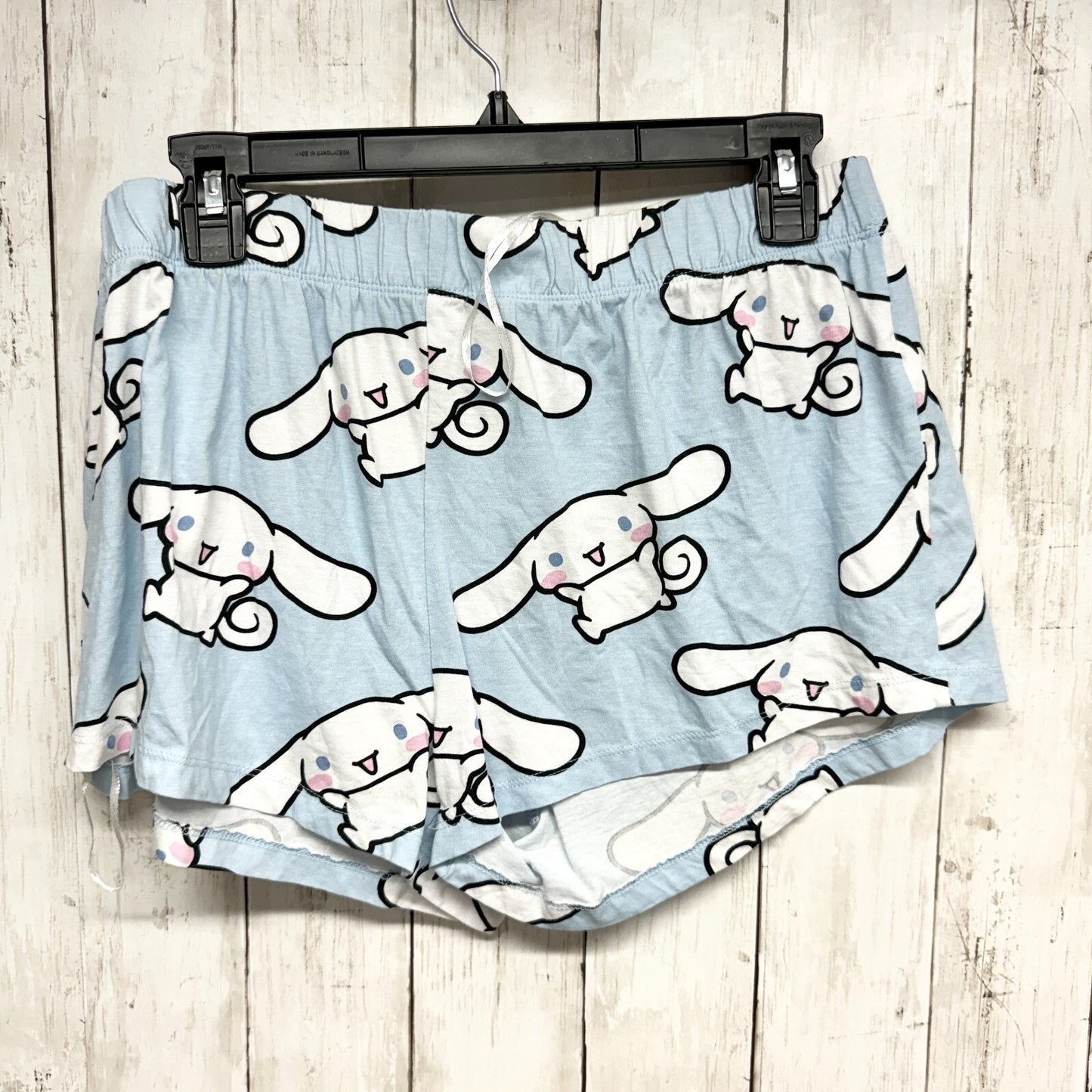 Hello Kitty And Friends Shorts Women Size Medium Light Blue Printed Lounge Comfy