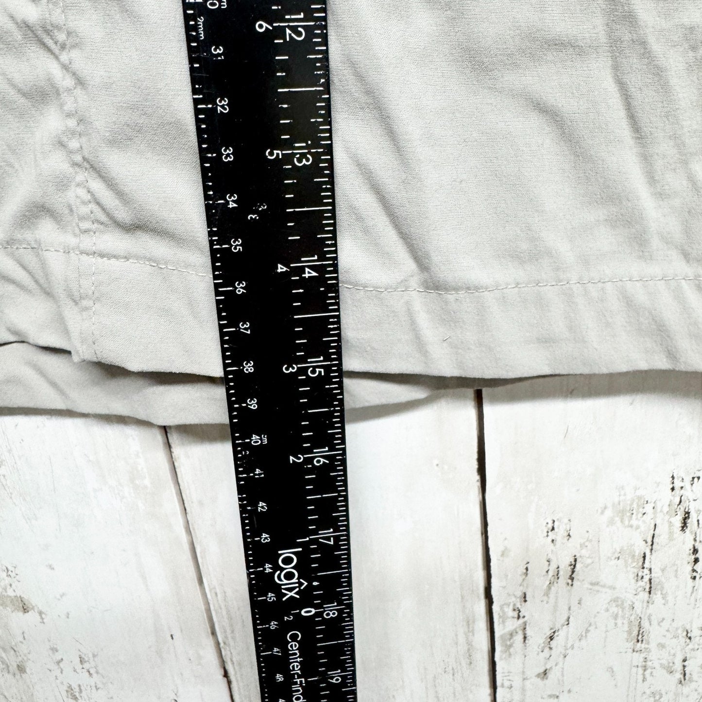 Columbia SKORT Women Sz 6 Two Button Grey Zip Fly Utility Skort Pockets Outdoor