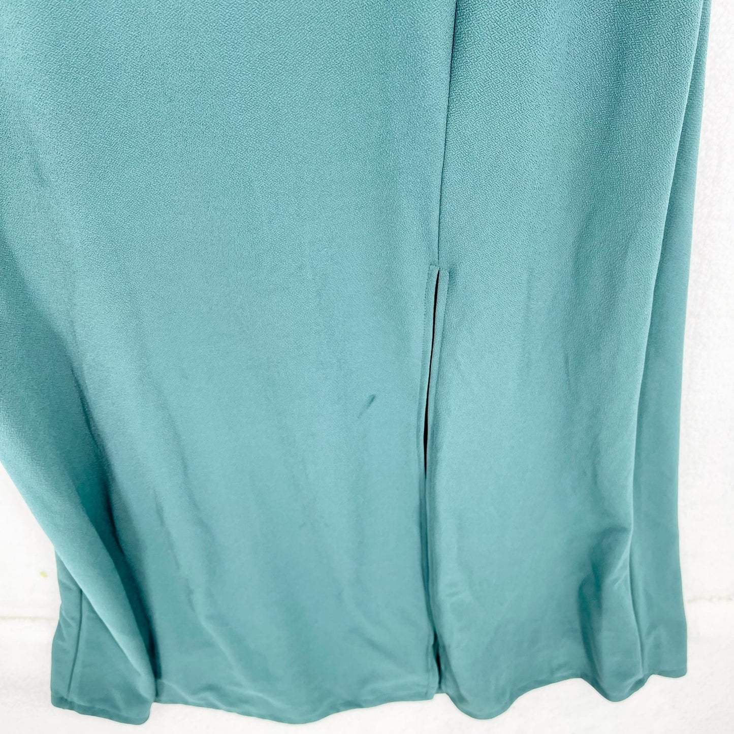Birdy Grey Women's Spaghetti Strap Tie Back Emerald Green Bridesmaid Dress XS